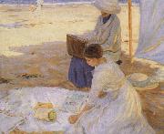 A pombre de la tente Helen Galloway McNicoll (